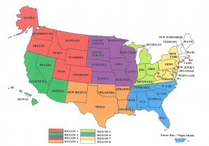 Arbitration Regional Map